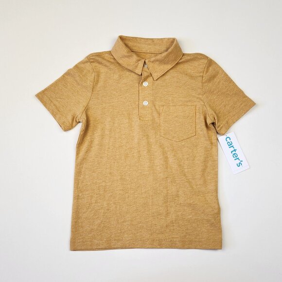 NWT Carter's Soft Stretchy Short Sleeve Polo Shirt 3T - Picture 1 of 7
